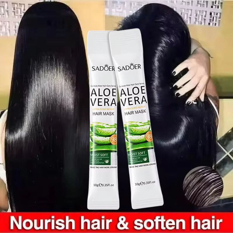 Hair Care With Aloe Vera - 5 Sekund Szybkie Regenerowanie Odżywiająca Maska