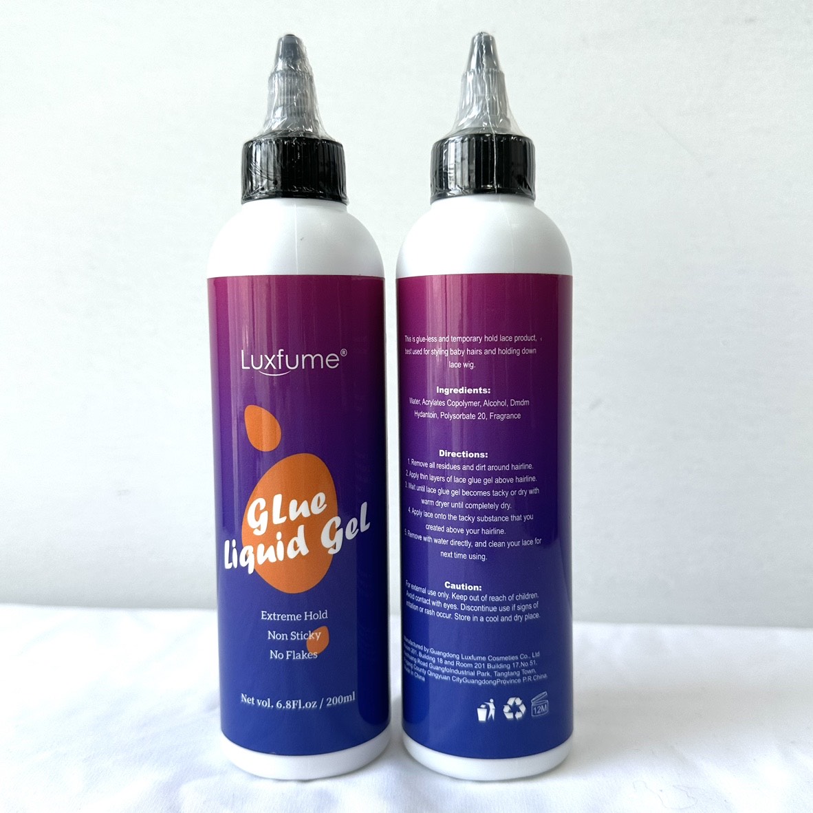 Edge Control Gel - Żel do peruk, płynny klej, niewidoczny