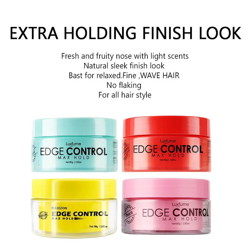 Edge Control Gel - Żel do włosów 80g, mocny, do