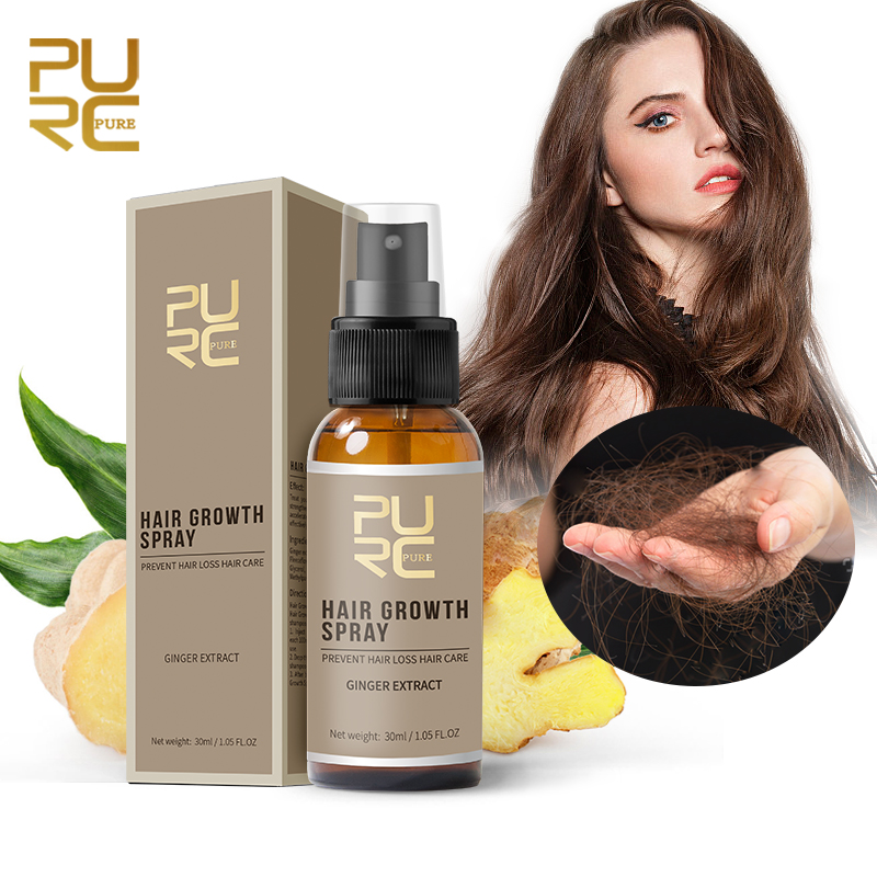 Hair Care Oil Serum - PURC Imbirowy spray do włosów Olejek