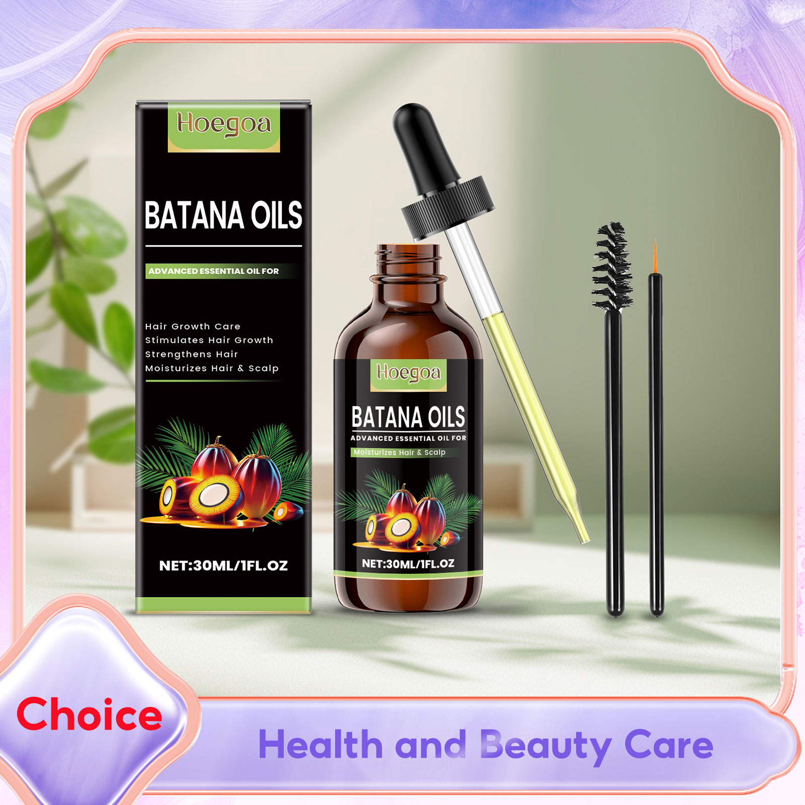 Hair Care Naturally - Olejek Batana na porost włosów, rewitalizujący,