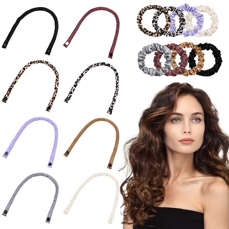 Hair Roller Set Flexi - 6Pcs/Set 35cm Long Soft Fabric Satin