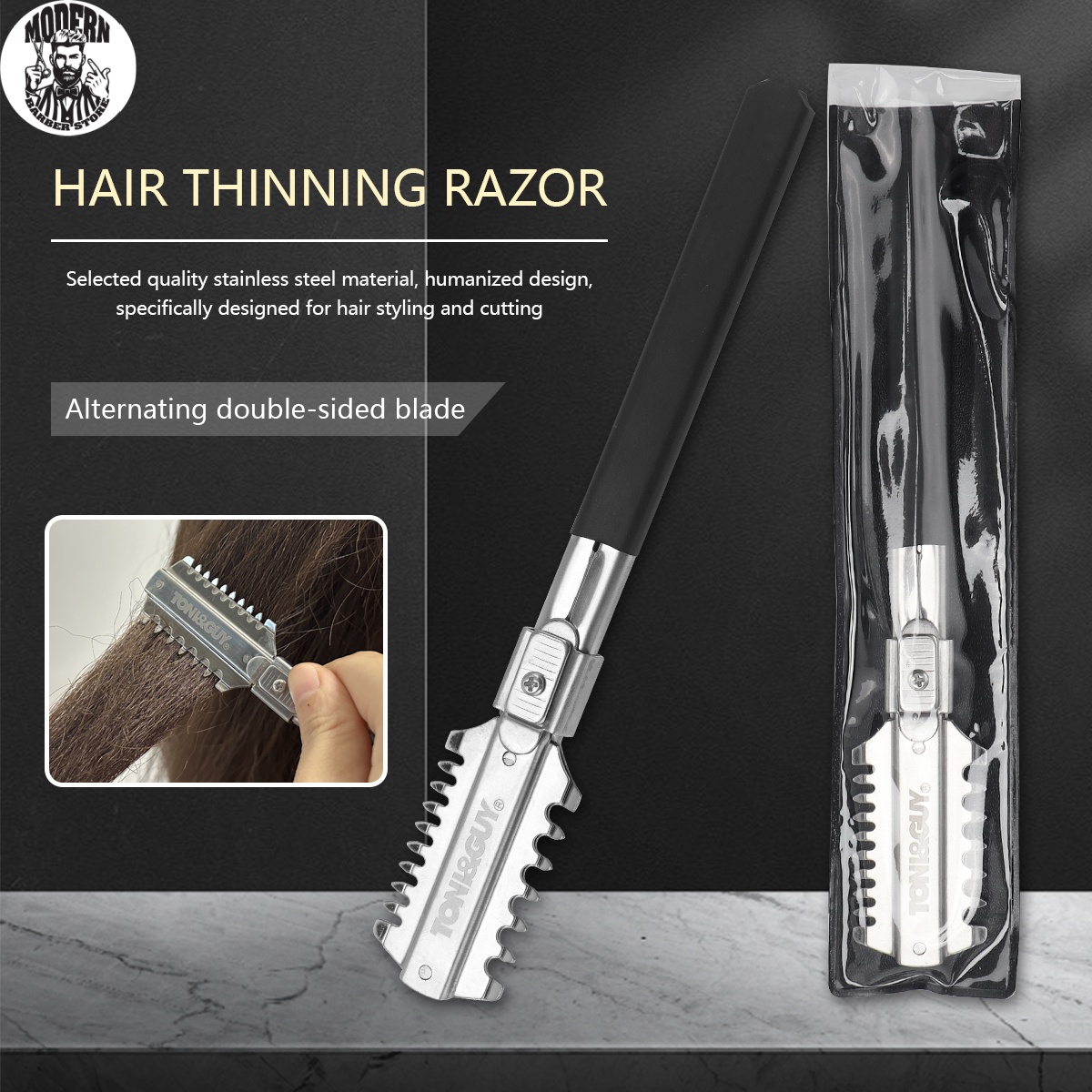 Hair Care Guide - Ostrza do brzytwy fryzjerskiej dwustronnej, ręczne