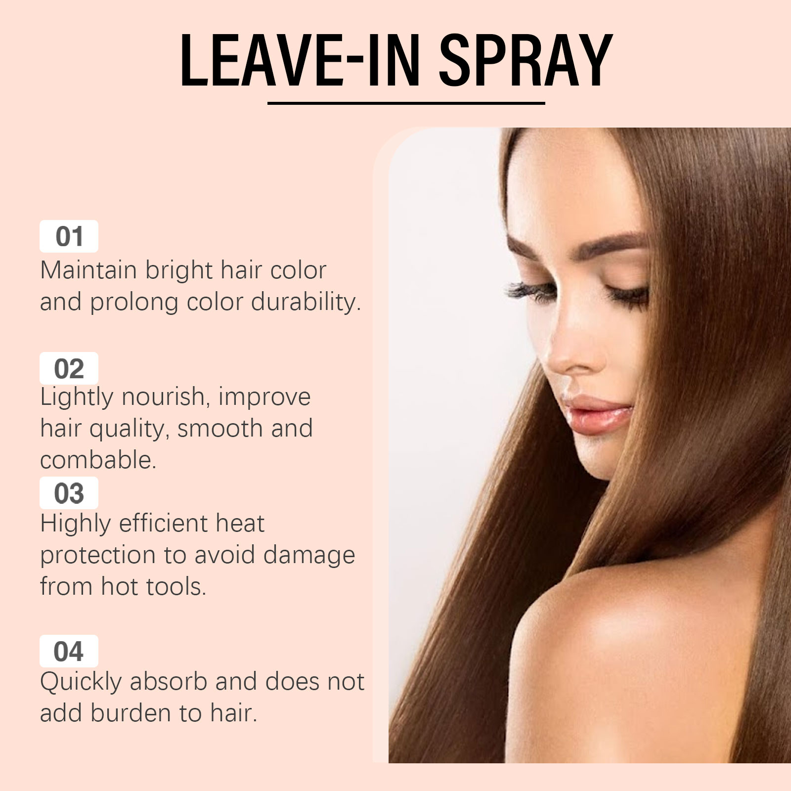 Spray nawilżający do włosów i  – Hair Care Essence Oil Spray recenzja i cena