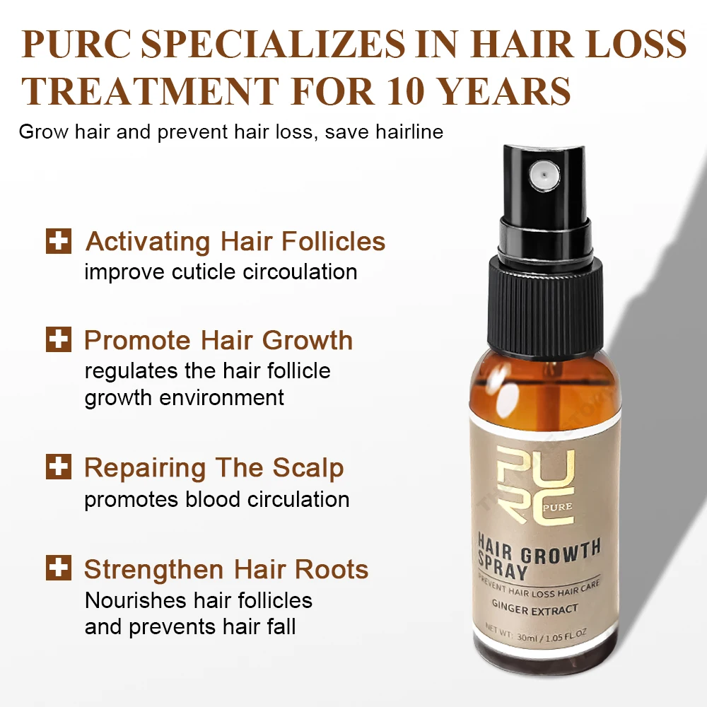 PURC Imbirowy spray do włosów  – Hair Care Oil Serum recenzja i cena