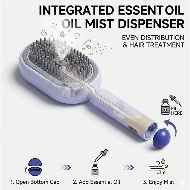 Elektryczny grzebień do pielęg – Hair Care Essence Oil Spray recenzja i cena