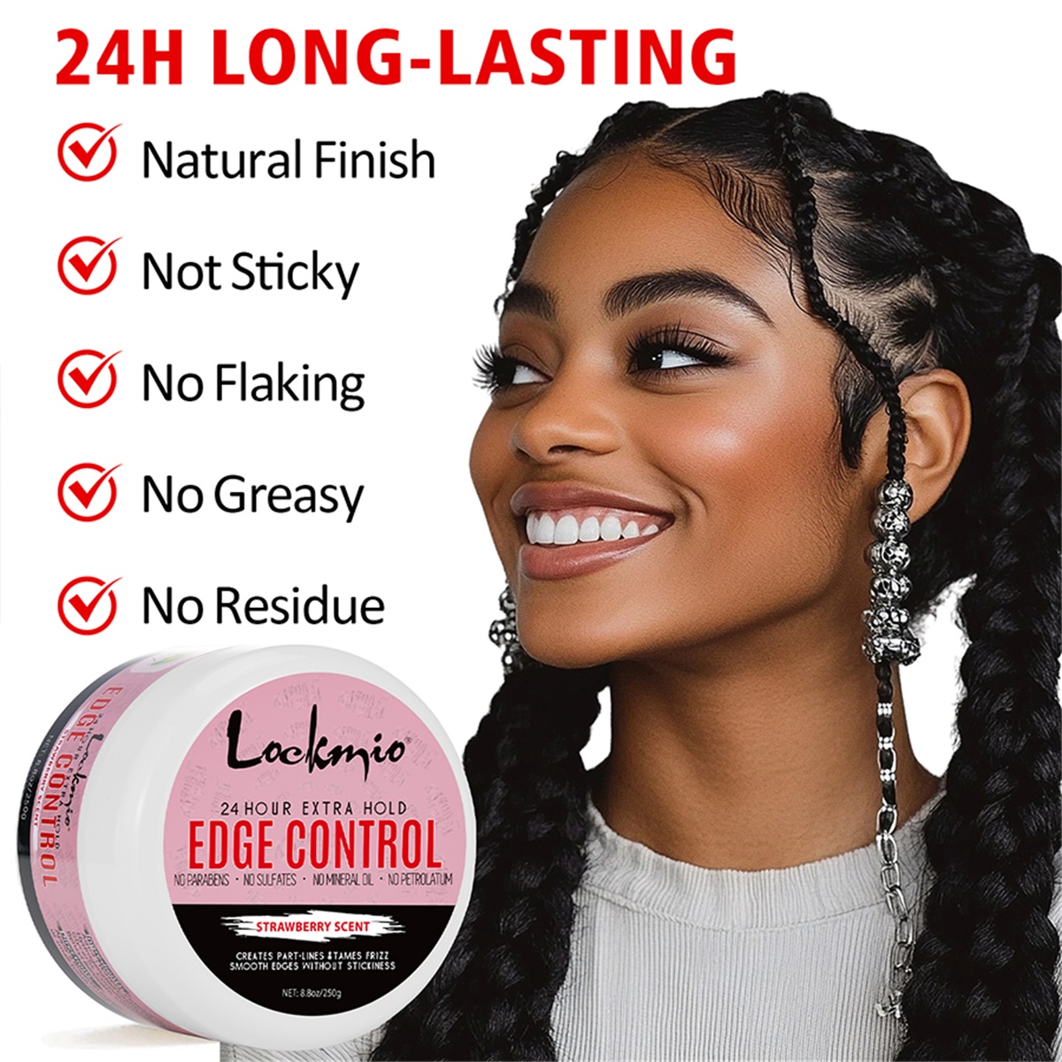 LOCKMIO 250g Wosk do stylizacj – Edge Control Gel recenzja i cena